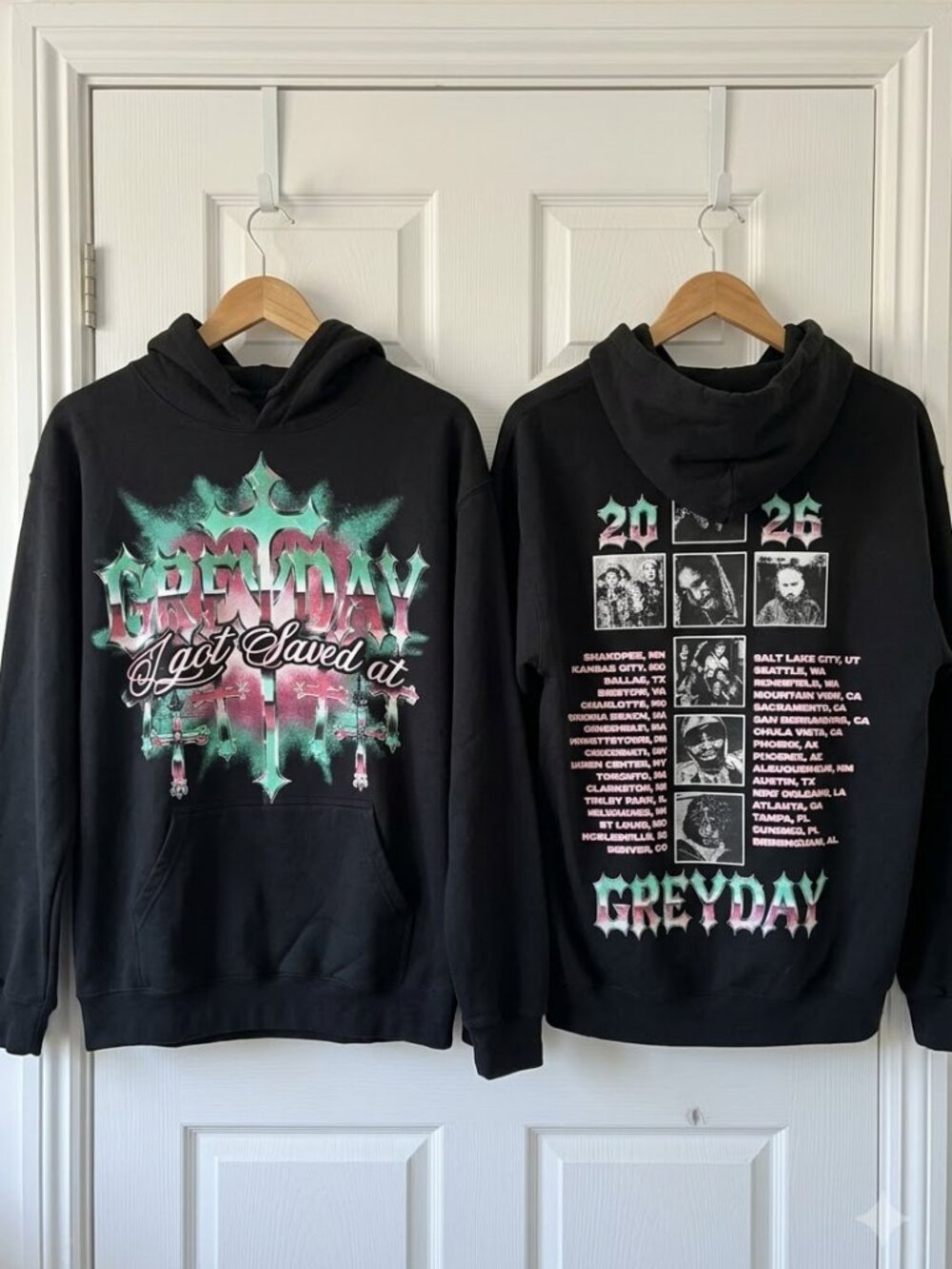 G59 Greyday Cross Hoodie